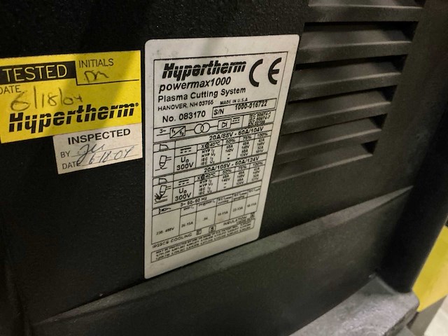 Lockformer vulcan 2900 plasmasnijmachine - afbeelding 7 van  19