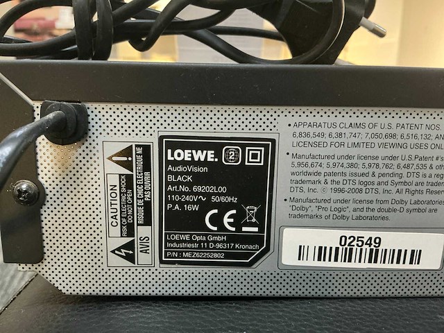 Loewe audiovision black 69202l00 audiovision - afbeelding 4 van  4