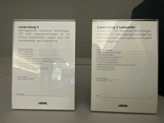 Loewe klang 5 subwoofer / klang 5 - afbeelding 4 van  9
