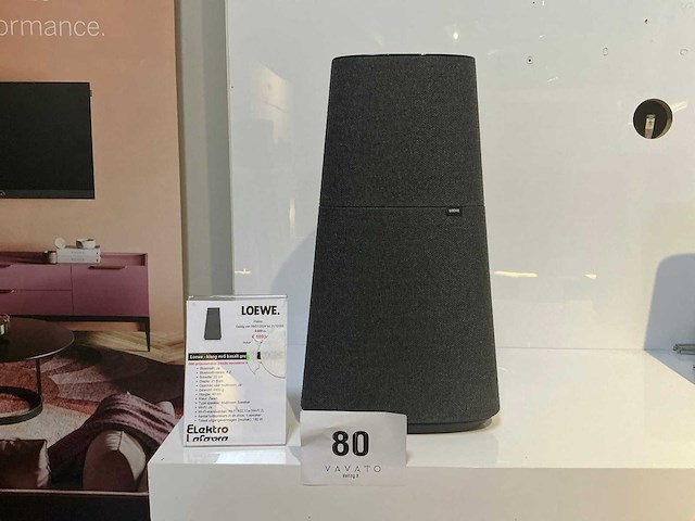 Loewe klang mr5 basalt grey multiroom speaker - afbeelding 1 van  5