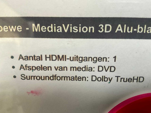Loewe mediavision 3d bluray- & dvd speler - afbeelding 6 van  6