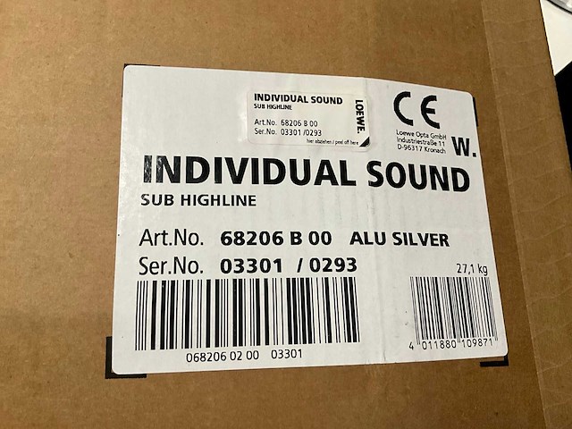 Loewe televisie , speakers en subwoofer - afbeelding 4 van  7