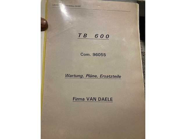 Loffler zaagmachine - 1996 - tb 600 - afbeelding 3 van  16