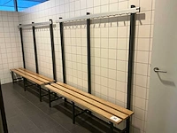 Loggere kleedkamerbank (2x)