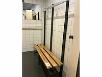 Loggere kleedkamerbank