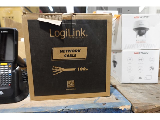 Logilink 100m netwerkkabel - afbeelding 1 van  3