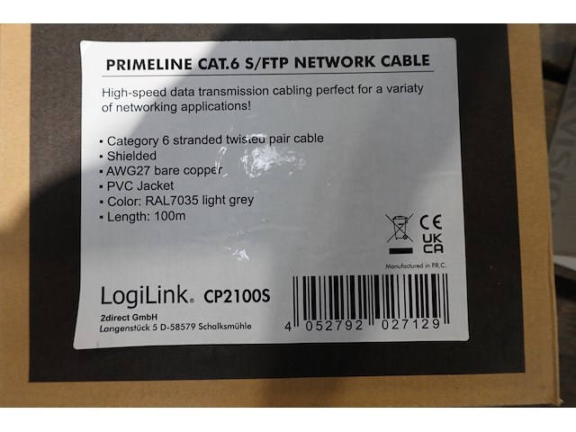 Logilink 100m netwerkkabel - afbeelding 3 van  3