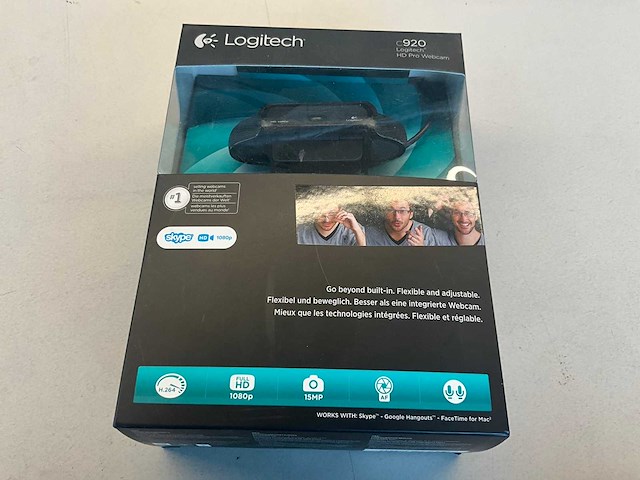 Logitech c920 hd pro webcam - afbeelding 1 van  7