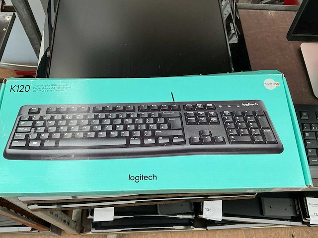 Logitech k 120 toetsenbord (4x) - afbeelding 1 van  1