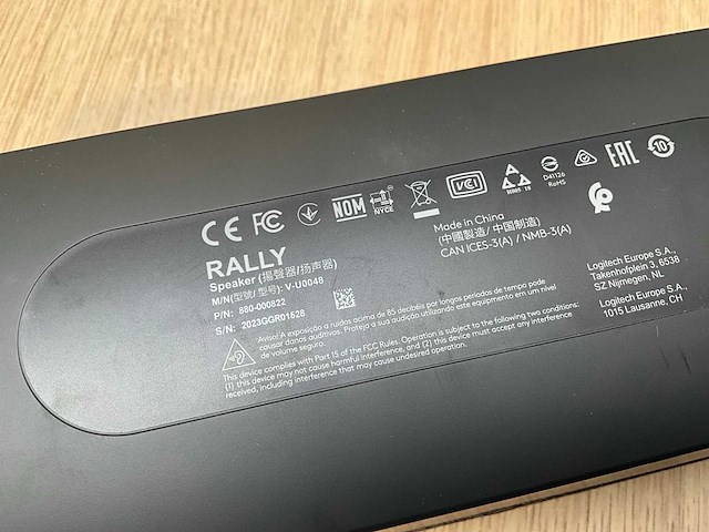 Logitech rally conferentie set + meetup camera unit - afbeelding 15 van  16