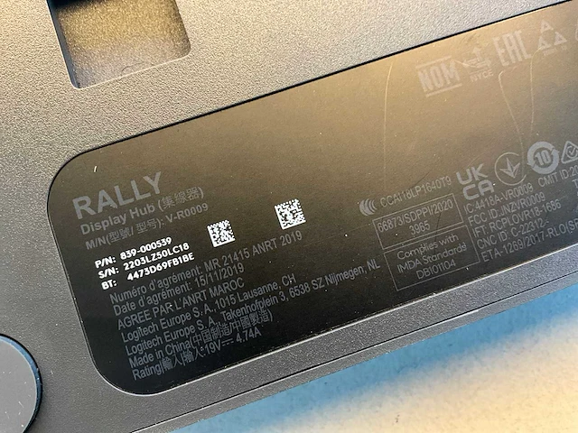 Logitech rally display hub - afbeelding 4 van  6