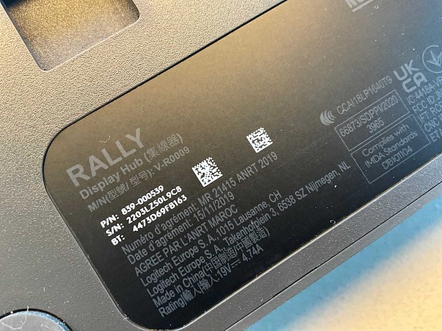 Logitech rally display hub - afbeelding 4 van  6