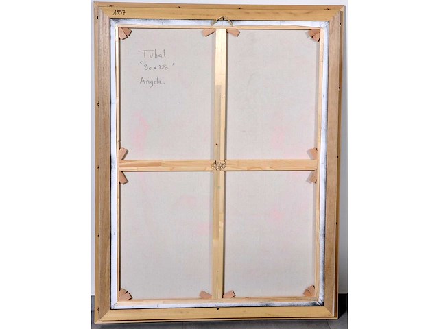 Loîc tuhal - angela - olie op doek - 120x90 cm - afbeelding 3 van  11