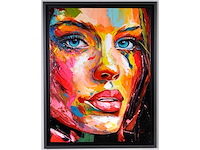 Loîc tuhal - angela - olie op doek - 120x90 cm