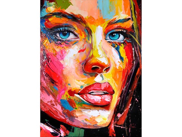 Loîc tuhal - angela - olie op doek - 120x90 cm - afbeelding 4 van  11