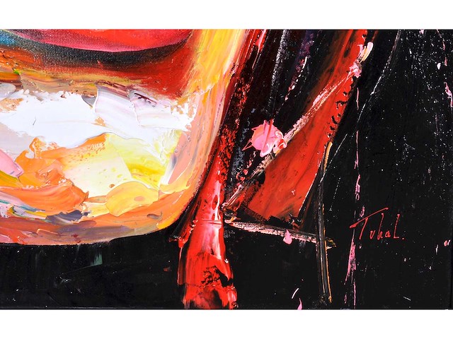 Loîc tuhal - angela - olie op doek - 120x90 cm - afbeelding 7 van  11