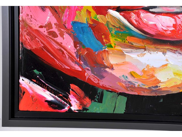 Loîc tuhal - angela - olie op doek - 120x90 cm - afbeelding 8 van  11