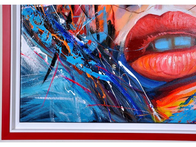 Loîc tuhal - le regard - olie op doek - 100x100 cm - afbeelding 9 van  12