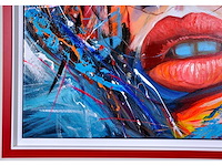 Loîc tuhal - le regard - olie op doek - 100x100 cm - afbeelding 9 van  12