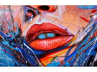 Loîc tuhal - le regard - olie op doek - 100x100 cm - afbeelding 12 van  12