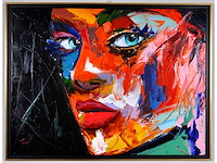 Loîc tuhal - persant regard - olie op doek - 90x120 cm