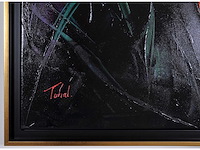 Loîc tuhal - persant regard - olie op doek - 90x120 cm - afbeelding 3 van  10