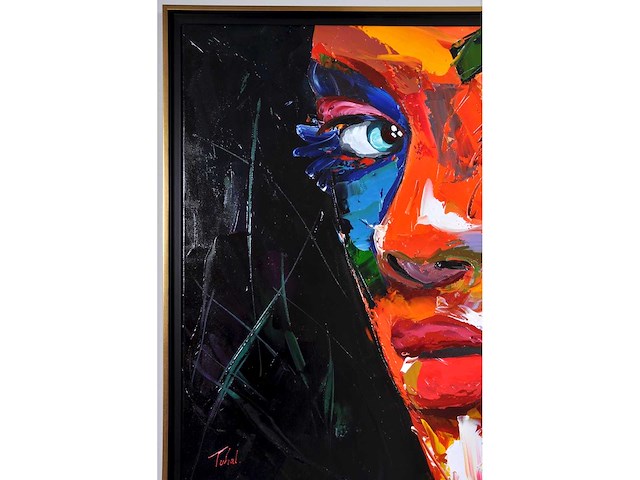 Loîc tuhal - persant regard - olie op doek - 90x120 cm - afbeelding 6 van  10