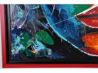 Loîc tuhal - regard perçant - olie op doek - 90x120 cm - afbeelding 7 van  11