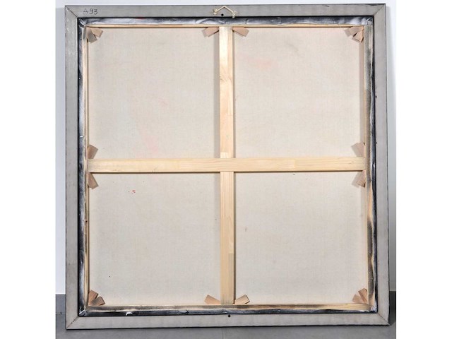 Loîc tuhal - visage - olie op doek - 100x100 cm - afbeelding 5 van  13