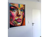 Loîc tuhal - visage - olie op doek - 120x90 cm - afbeelding 1 van  3