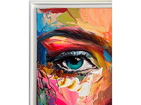 Loîc tuhal - visage - olie op doek - 120x90 cm - afbeelding 3 van  3