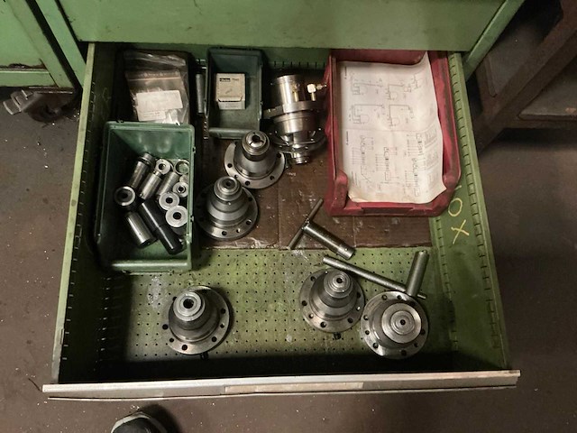 Lokoma 6–laden werkplaatskast met inhoud - afbeelding 6 van  6
