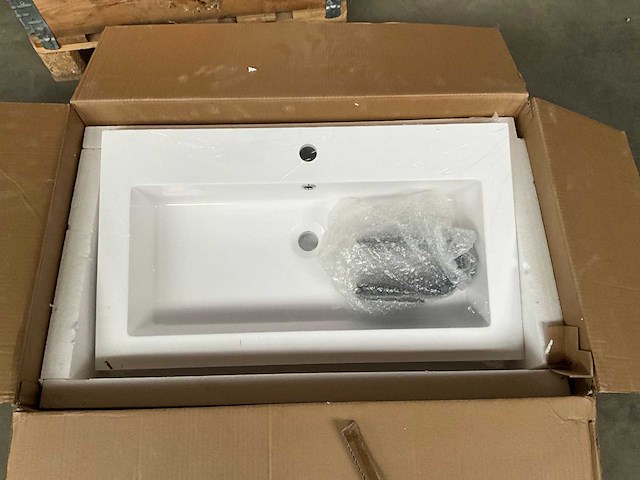 Lomazoo wt01-80-w wastafel - afbeelding 1 van  6