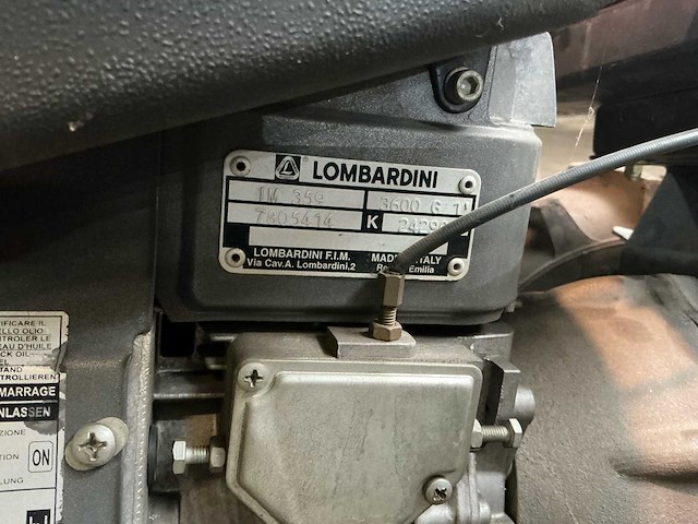 Lombardini im359 grondfrees - afbeelding 2 van  12