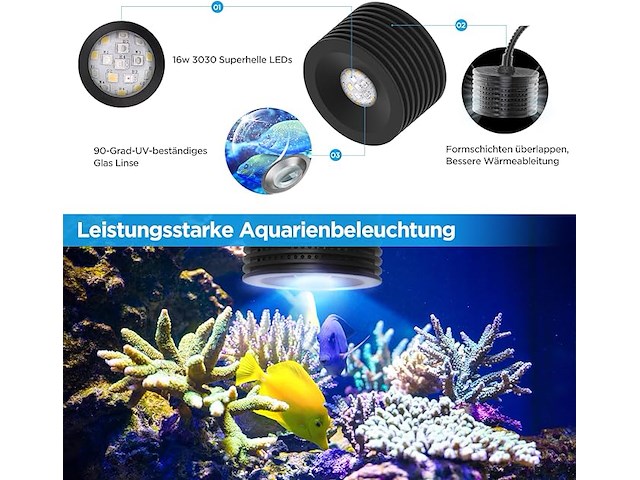 Lominie led-aquariumverlichting - afbeelding 5 van  5