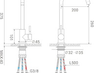 Lonheo lagedruk waterkraan - afbeelding 6 van  6