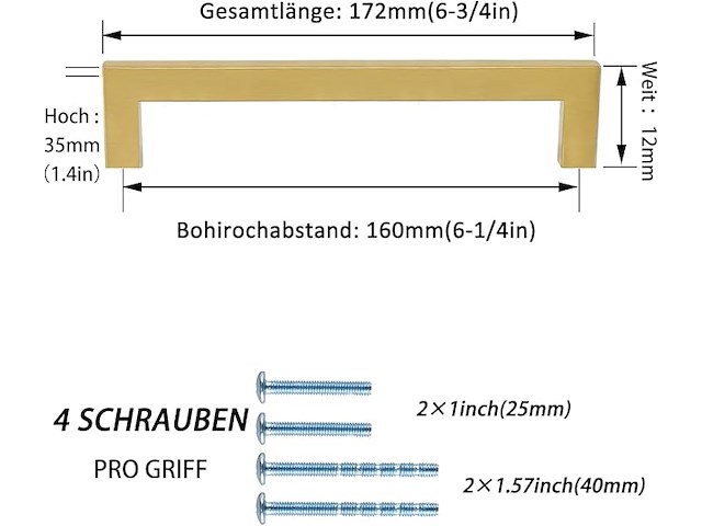 Lontan meubelgrepen (20 stuks) - afbeelding 3 van  4