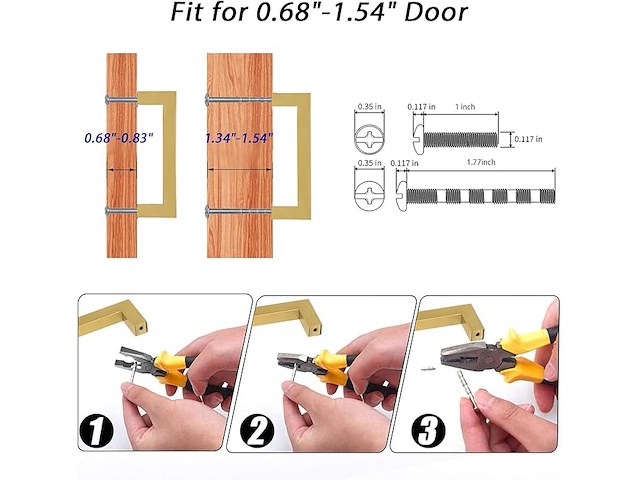 Lontan meubelgrepen (20 stuks) - afbeelding 4 van  4