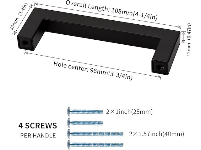 Lontan meubelgrepen (20 stuks) - afbeelding 4 van  4