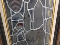 Loodglas in lamp kast - afbeelding 1 van  2