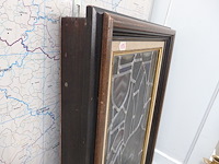 Loodglas in lamp kast - afbeelding 2 van  2