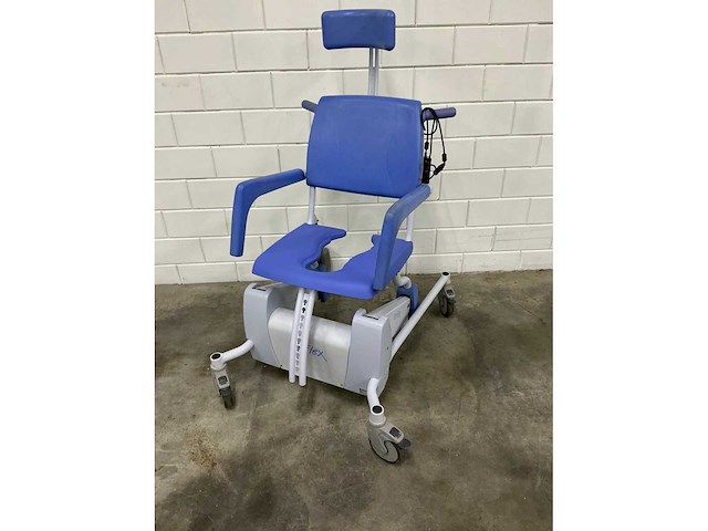 Lopital - reflex - verrijdbare douchestoel toiletstoel - afbeelding 2 van  6