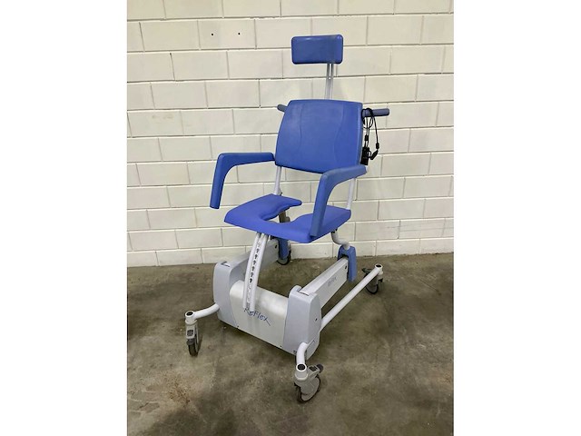 Lopital - reflex - verrijdbare douchestoel toiletstoel - afbeelding 3 van  6