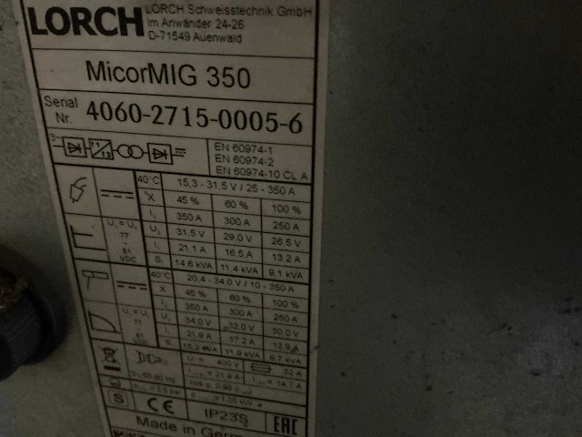 Lorch micormig 350 lasapparaat - afbeelding 6 van  6