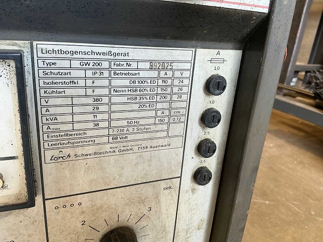 Lorch wig 200 gw tig-lasmachine - afbeelding 6 van  7