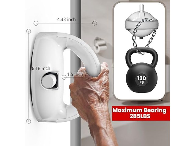 Loresjoy douchehandgreep (2 stuks) - afbeelding 3 van  3