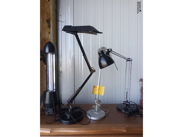 Lot 1 - bureaulampen. 4 stuks - afbeelding 1 van  4