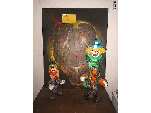 Lot 1 - clowns. 3 stuks - afbeelding 1 van  4