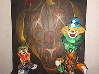 Lot 1 - clowns. 3 stuks