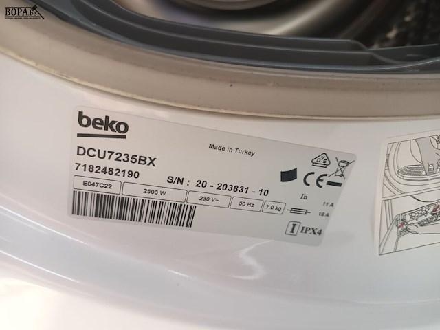 Lot 1 - droogkast beko - afbeelding 3 van  4